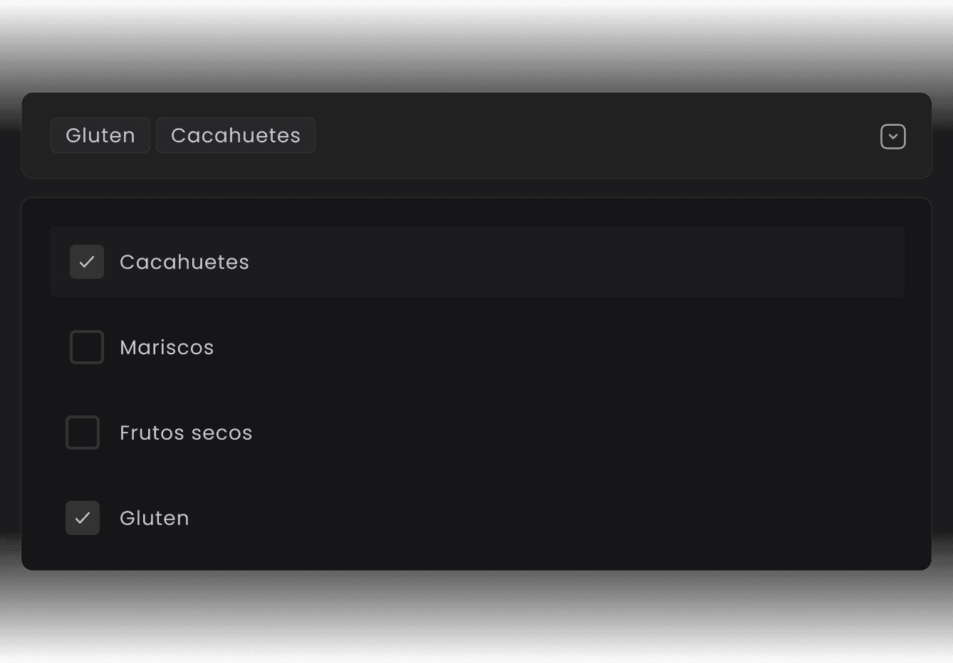 Alérgenos y detalles claros para todos